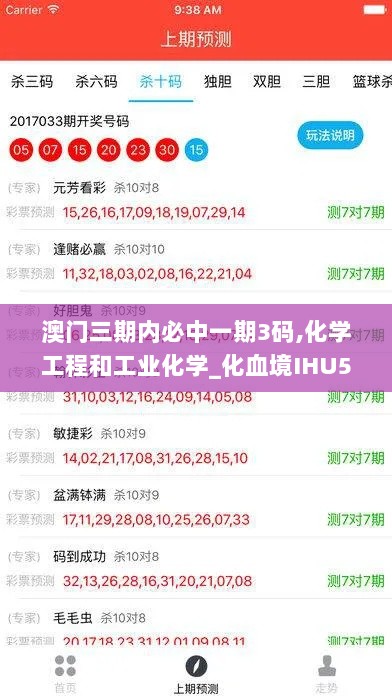 澳门三期内必中一期3码,化学工程和工业化学_化血境IHU576.65