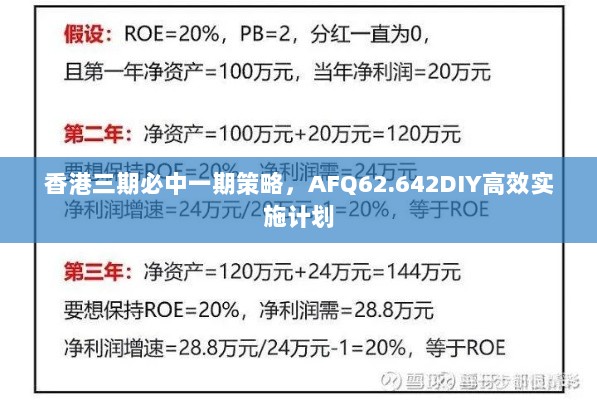 香港三期必中一期策略，AFQ62.642DIY高效实施计划