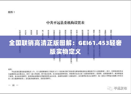 全国联销高清正版图解：GEI61.453轻奢版实物定义