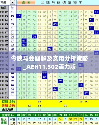 今晚马会图解及实用分析策略_AEH11.502活力版