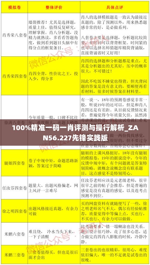 100%精准一码一肖评测与操行解析_ZAN56.227先锋实践版