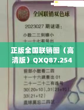 正版全国联销图（高清版）QXQ87.254明亮版，助力策略优化