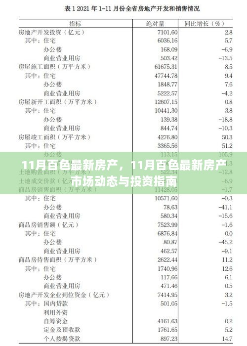 11月百色最新房产市场动态与投资指南