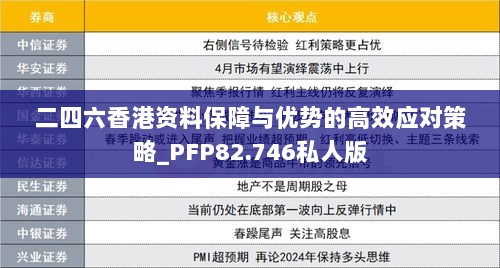 二四六香港资料保障与优势的高效应对策略_PFP82.746私人版