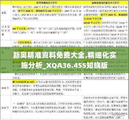 新奥精准资料免费大全,精细化实施分析_XQA36.455知晓版