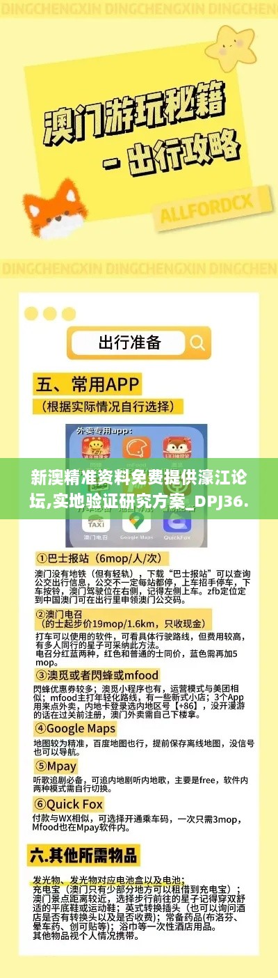 新澳精准资料免费提供濠江论坛,实地验证研究方案_DPJ36.530儿童版