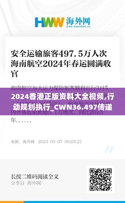 2024香港正版资料大全视频,行动规划执行_CWN36.497传递版