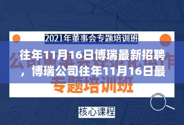 博瑞公司往年11月16日最新招聘信息解析