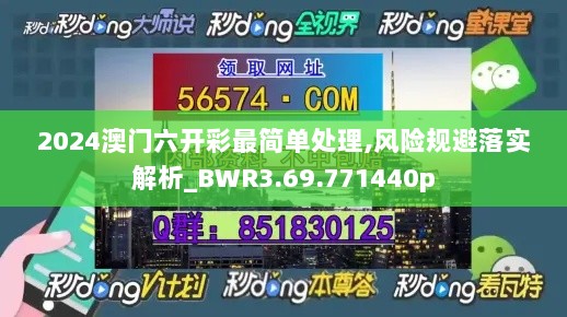 2024澳门六开彩最简单处理,风险规避落实解析_BWR3.69.771440p