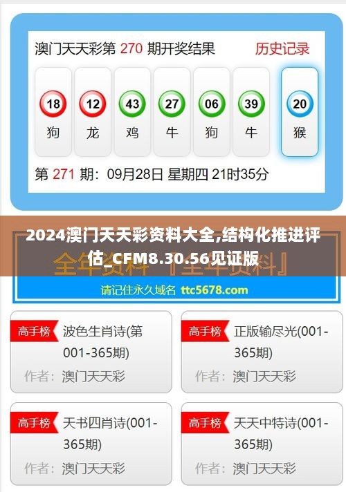 2024澳门天天彩资料大全,结构化推进评估_CFM8.30.56见证版