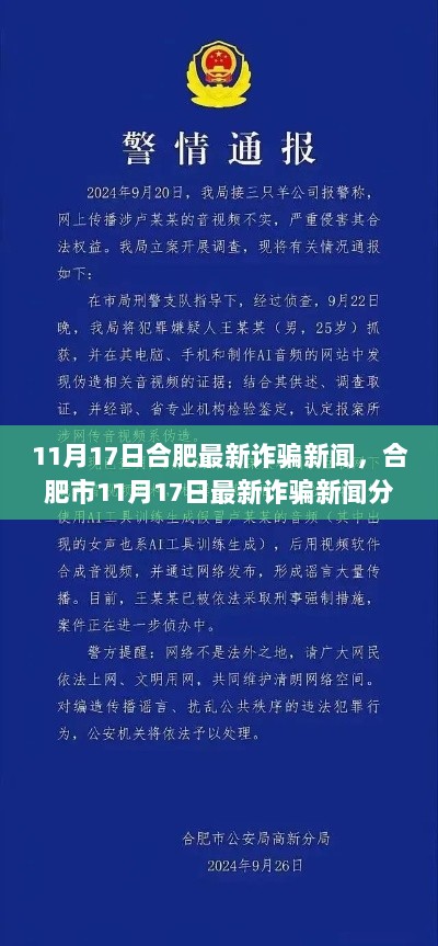 11月17日合肥最新诈骗新闻分析