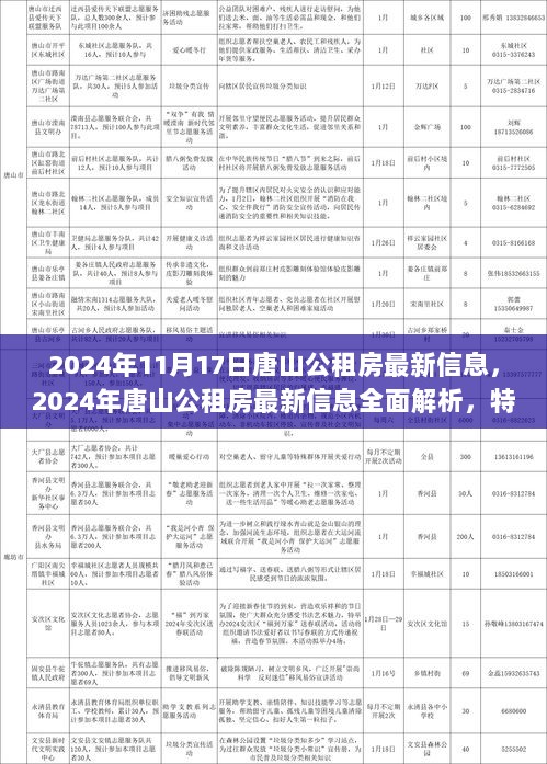 唐山公租房2024年最新信息与特性体验分析