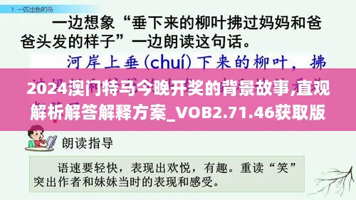 2024澳门特马今晚开奖的背景故事,直观解析解答解释方案_VOB2.71.46获取版