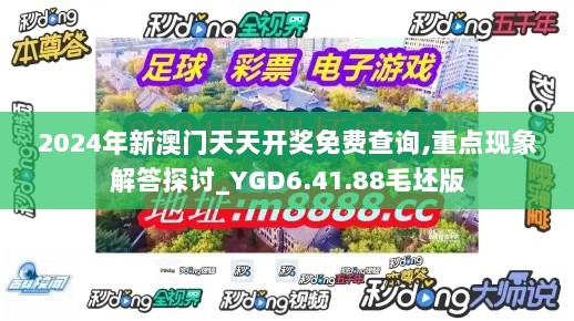 2024年新澳门天天开奖免费查询,重点现象解答探讨_YGD6.41.88毛坯版