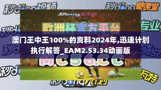 澳门王中王100%的资料2024年,迅速计划执行解答_EAM2.53.34动画版