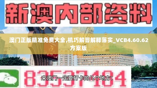 澳门正版精准免费大全,机巧解答解释落实_VCB4.60.62方案版