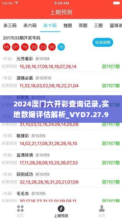 2024澳门六开彩查询记录,实地数据评估解析_VYD7.27.91超级版