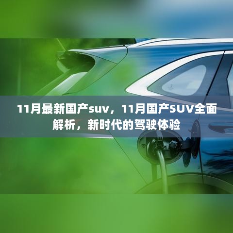 11月国产SUV全面解析，新时代的驾驶体验