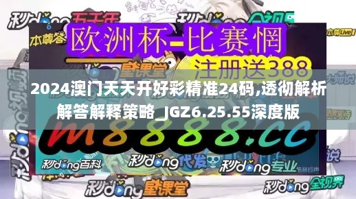 2024澳门天天开好彩精准24码,透彻解析解答解释策略_JGZ6.25.55深度版