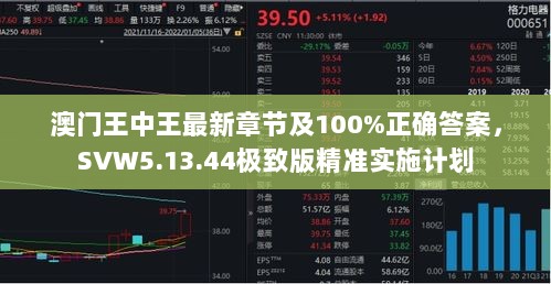 澳门王中王最新章节及100%正确答案，SVW5.13.44极致版精准实施计划