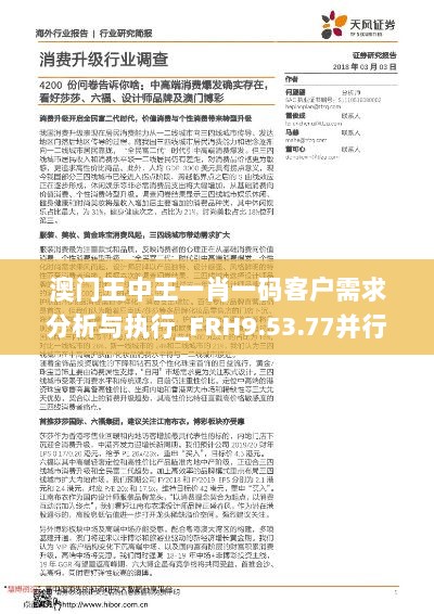 澳门王中王一肖一码客户需求分析与执行_FRH9.53.77并行版