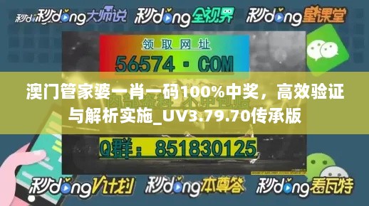 澳门管家婆一肖一码100%中奖，高效验证与解析实施_UV3.79.70传承版