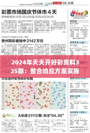 2024年天天开好彩资料325期：整合响应方案实施_WBP4.49.23学习版