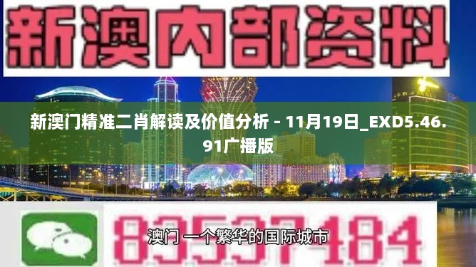 新澳门精准二肖解读及价值分析 - 11月19日_EXD5.46.91广播版