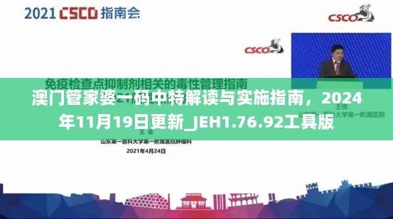 澳门管家婆一码中特解读与实施指南，2024年11月19日更新_JEH1.76.92工具版