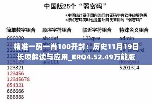 精准一码一肖100开封：历史11月19日长项解读与应用_ERQ4.52.49万能版