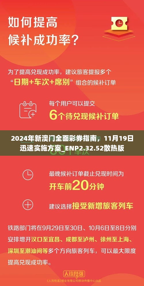 2024年新澳门全面彩券指南，11月19日迅速实施方案_ENP2.32.52散热版