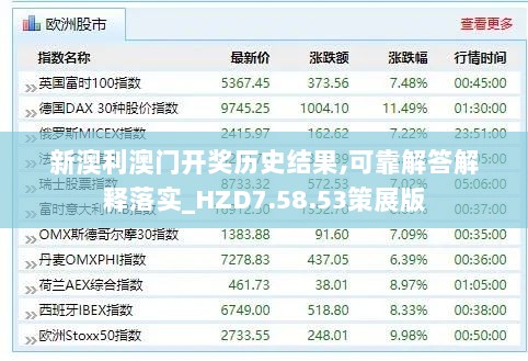 新澳利澳门开奖历史结果,可靠解答解释落实_HZD7.58.53策展版