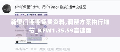 新奥门期期免费资料,调整方案执行细节_KFW1.35.59高速版