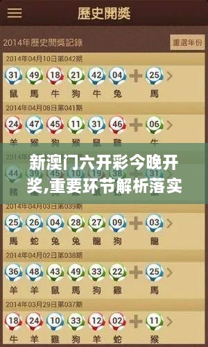 新澳门六开彩今晚开奖,重要环节解析落实_UZR3.77.72优先版