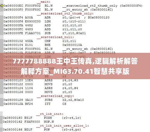 7777788888王中王传真,逻辑解析解答解释方案_MIG3.70.41智慧共享版