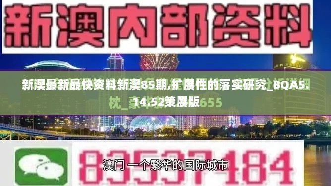 新澳最新最快资料新澳85期,扩展性的落实研究_BQA5.14.52策展版