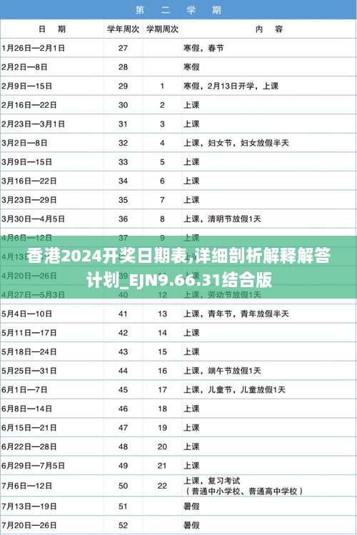 香港2024开奖日期表,详细剖析解释解答计划_EJN9.66.31结合版