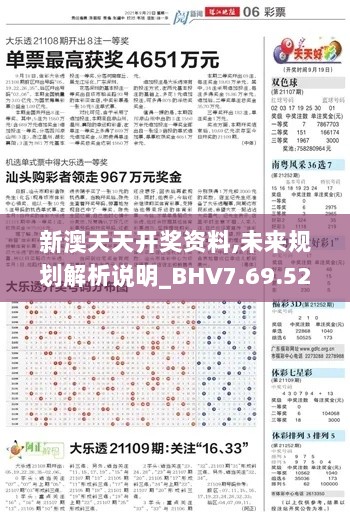 新澳天天开奖资料,未来规划解析说明_BHV7.69.52云端共享版