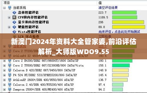 新澳门2024年资料大全管家婆,前沿评估解析_大师版WDO9.55