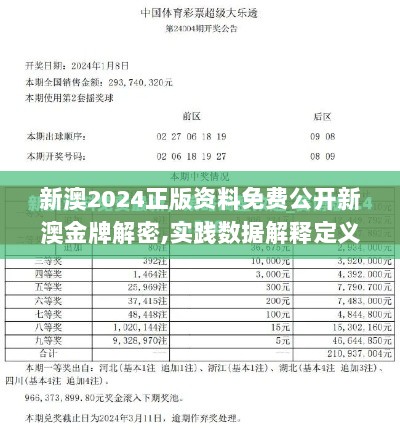 新澳2024正版资料免费公开新澳金牌解密,实践数据解释定义_炼髓境TRE3.70