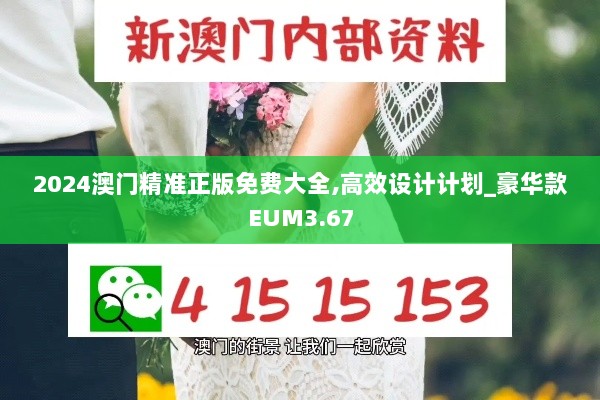 2024澳门精准正版免费大全,高效设计计划_豪华款EUM3.67