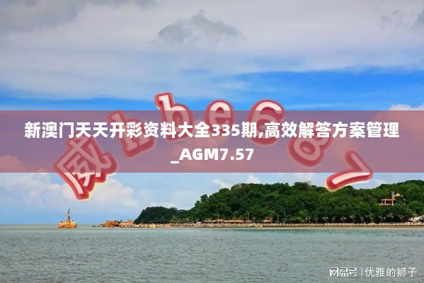 新澳门天天开彩资料大全335期,高效解答方案管理_AGM7.57