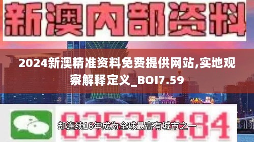 2024新澳精准资料免费提供网站,实地观察解释定义_BOI7.59