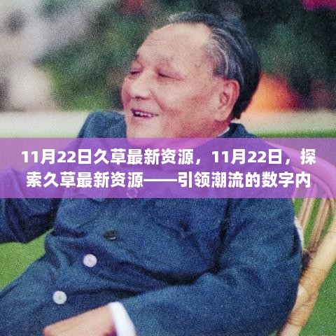 11月22日，探索引领潮流的久草数字内容新篇章