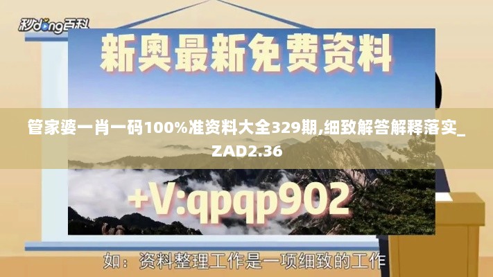 管家婆一肖一码100%准资料大全329期,细致解答解释落实_ZAD2.36