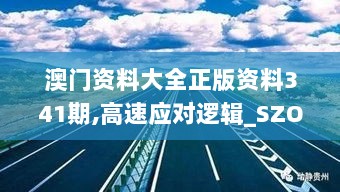 澳门资料大全正版资料341期,高速应对逻辑_SZO7.73