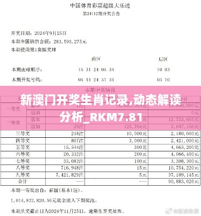 新澳门开奖生肖记录,动态解读分析_RKM7.81