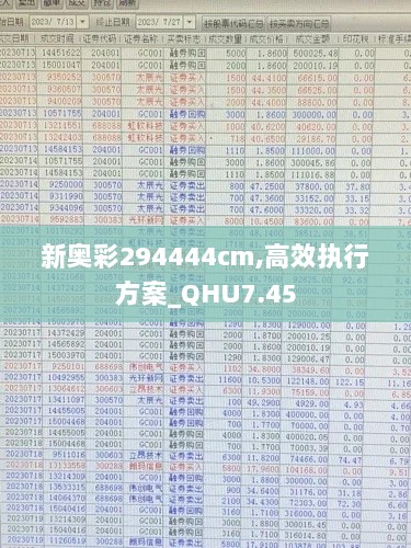 新奥彩294444cm,高效执行方案_QHU7.45