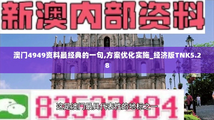 澳门4949资料最经典的一句,方案优化实施_经济版TNK5.28