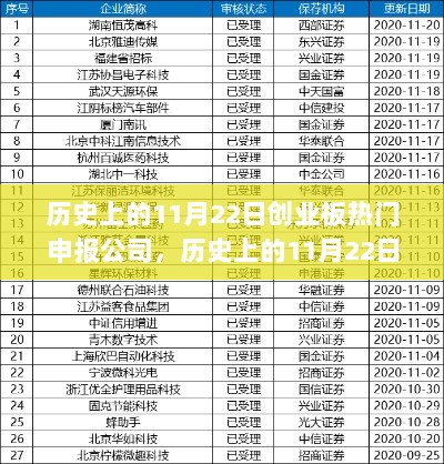 历史上的11月22日，创业板热门申报公司与独特小店的探索之旅